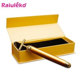 Face Massager Slimming care 24k Gold Wrinkle Lift Bar Vibration Beauty Equipment Roller Energy 231020