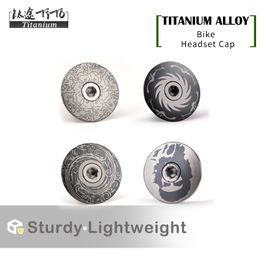 TiTo MTB Stem Top Cap Mountain Bike Road Bicycle Headset Screw Caps and Titanium Bolt M6x30 Support Customised Laser Printing