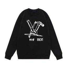 Men's Plus Size Hoodies & Sweatshirts New AOP Jacquard Letter Printing Knitted Sweater Customized Jacquard Knitting Machine Enlarged Detail Round Neck Sweater t7v27