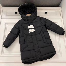 kid down coat designer boy black fashion outwear clothing sets England style baby girls whites winter snow warm coats clothes