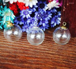 Pendant Necklaces Free Ship!!! Fashion 30set 18 6mm(opening) Glass Bubble &8mm Cap DIY Ball Cover Vial Jewellery Fingdings