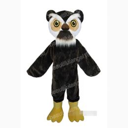 Halloween brown owl Mascot Costumes Top Quality Cartoon Theme Character Carnival Unisex Adults Outfit Christmas Party Outfit Suit