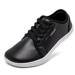 Dress Shoes HOBIBEAR Minimalist Shoes for Men Wide Toe Barefoot Zero Drop Shoes Casual Leather Fashion Sneakers Lightweight Walking Shoes 231019