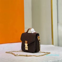 mini leather bags designer shoulder handbag purse lady handbag swimming pool multi-color multi pocket chain 666
