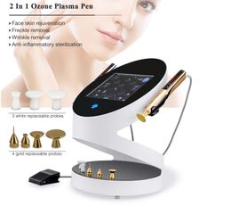 2024 New 2 in 1 Ozone Plasma Fibroblast Device Mole Removal Skin Care Eyelid Lifting Acne Removal Beauty Machine Ozone Plasma Pen Machine