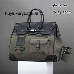 Handbag 50cm Designer Backpacks Capacity Leather Fashion Women's Canvas Bag L lh