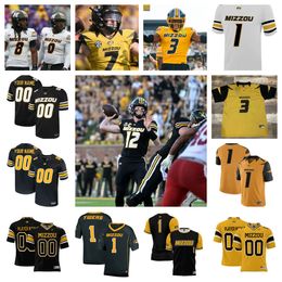 Missouri Tigers Football Jersey 6 Jake Garcia 5 Mookie Cooper 21 Sam Horn 33 Marquis Gracial 28 Joseph Charleston 3 Luther Burden III 1 Theo Wease Jr. 8 TyRon Hopper