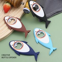 Opening Bottle Cap Shark Beer Bottle Opener Beer Opener Cute Cartoon Animal Magnet 3d Shark Wine Bottle Opener