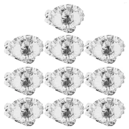 Candle Holders 10pcs Christmas Party Clips Metal Holder Small