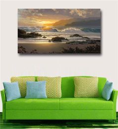 Canvas Wall Art Large art prints Home Decor Canvas Painting Beautiful Seascape Wall Pictures For Living Room Art Print No Framed 4347372