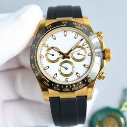 chronograph hand Watch Automatic Mechanical 7750 Movement Designer Watches 40mm Sapphire Luminous Wristwatch Waterproof 904L Stainless Steel Montre de Luxe