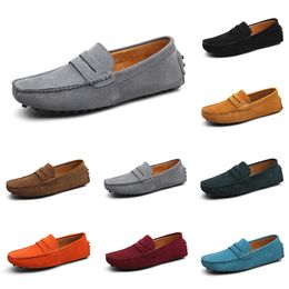 men casual shoes Espadrilles triple black navy brown wine red taupe green Sky Blue Burgundy candy mens sneakers outdoor jogging walking eleven