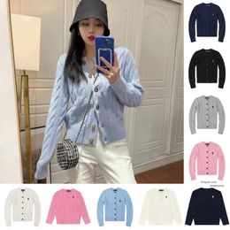 Women sweaters ralph small pony print knit pullover O-crek sweater laurens clothing knitted Top