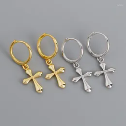 Stud Earrings 925 Silver Needle Cross Tassel For Women Girls Handmade Party Wedding Jewelry Gifts Eh758