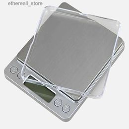 Bathroom Kitchen Scales Pocket Kitchen Scales Mini Jewelry Gold Grams Scale Weight Scales High Precision Balanca Digital Jewelry Scales Q231020