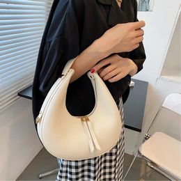 Waist Bags PU Leather Women Luxury Designer Handbag Purses Fashion Vintage Wallet Double Zipper Half Moon Crescent Hobos Shoulder