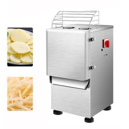 Vegetable Slicer Machine Commercial Electric Potato Cutter Automatic Vegetable Cutting Machine Food Processor 1500W