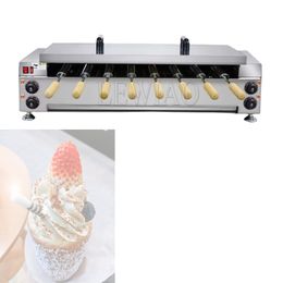 Electric Ice Cream Cone Chimney Cake Roll Maker Kurtos Kalacs Chimney Cake Grill Oven Machine