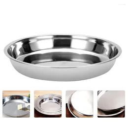 Dinnerware Sets Portable Cooking Stove Stainless Steel Disc Practical Plate Durable Container Oven Child