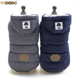 Dog Apparel Winter Warm Pet Clothes Hooded Thick Cotton Cat Puppy Dogs Coat Jackets Chihuahua Yorkie Clothing S-XXL