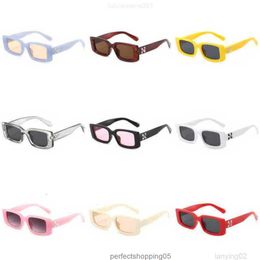 Sunglasses Luxury Fashion Offs White Frames Style Square Brand Men Women Sunglass Arrow x Black Frame Eyewear Trend Glasses Bright