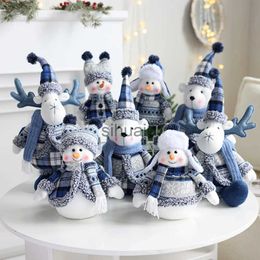Christmas Decorations Large size Christmas dolls can be traced back to Santa Claus snowman elk Christmas painting childrens Christmas tree decoration Christmas gi