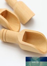 Mini Wooden Scoops Bath Salt Spoon Candy Flour Spoon Scoops Kitchen Utensils Bath Shower SPA Tool Laundry Detergent Powder Spoon7252925