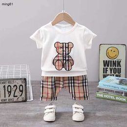 Brand Kids Tracksuit high quality Casual Set for boy and girl fashion Baby Clothes Toddler T-Shirt and Shorts