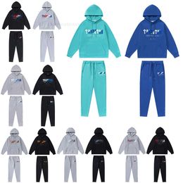 Men's Tracksuits trapstar mens tracksuits womens shooters hoodies pants track suit fleece Towel Embroidery sports designer tracksuitSMLXL