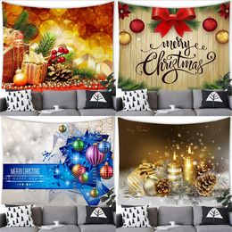 Tapestries Christmas Year gift decoration printed pattern tapestry home living room bedroom wall 231019