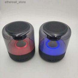 Cell Phone Speakers Portable Wireless Stereo Loudspeakers Bluetooth Speaker Sound Box Rich Bass Subwoofer LED Light Show USB TF Card Speaker Radio Q231021