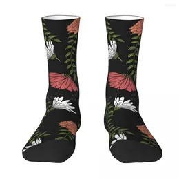 Men's Socks You Go Girl With Florals Sock Men Women Polyester Stockings Customizable Funny