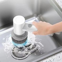Cleaning Brushes Wireless Electric Brush Kitchen Home Handheld Dishwashing Bathtub Tile Professional Labour Saving 231019