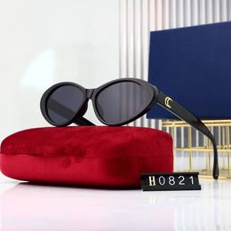 Fashion Classic Designer Sunglasses For Men Women Sunglasses Luxury Polarized Pilot Oversized Sun Glasses UV400 Eyewear PC Frame Polaroid Lens S0821