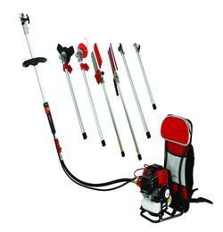 New Model Garden Trimmers Back Pack 52CC Multi Brush CutterGrass Cutting MachinePole Chain SawHedge Attachment with Metal Blade3160972