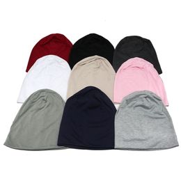 Wide Brim Hats Bucket Womens Plain Colour Beanie Spring Summer Casual Cotton Thin Solid Slouchy Beanies for Men Hip Hop Skullies Ladies Hat 231020