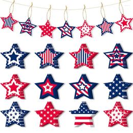 Party Decoration American Independence Day Holiday Charm Celebration Gift Star Tag