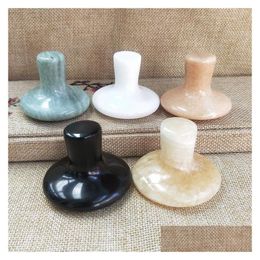 Other Health Care Items 2021 Natural Jade Mushroom Mas Stone Carved Back Body Point Masr Lava Oil Spa Rocks Drop Delivery Beauty Dhfqj