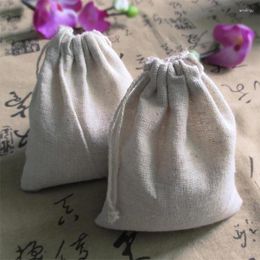 Jewellery Pouches Small Linen Gift Bags 8x10cm (3"x4") Baby Shower Birthday Party Wedding Favour Holder Necklace Bracelet Packaging Pouch