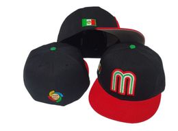 New Fashion Mexico M letter Baseball caps summer style Gorra bone Men Brand women Unisex hiphop Full Closed Fitted Hats M-2