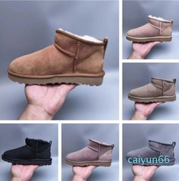 Classic Mini Boots Snow Boot Platform Womens Mens Fur Sheepskin Tasman Tazz Chestnut Sand Mustard Seed Beige