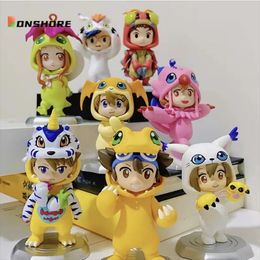 Blind box Digimon Adventure Q Version Doll Box Mystery Lucky Pvc Statue Anime Figure Model Collection Decoration Toy Gifts 231020