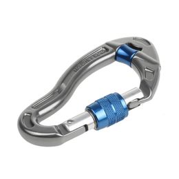 Carabiners 25KN climbing carabiner keychain stainless steel screw carabiner 231021