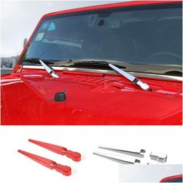 Other Exterior Accessories Front Window Windshield Wiper Arm Blade Decoration For Jeep Wrangler 2007- Abs Car Styling Drop Delivery Dhkt4