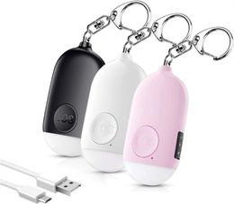 130db Self Defence Alarm Girl Women Security Protect Alert Personal Safety Scream Loud Keychain Alarm systems