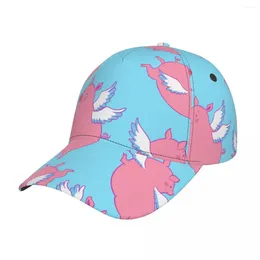 Ball Caps Cute Flying Winged Piglets Outdoor Sport Baseball Hat Men Women Visor Cap Street Hip Hop