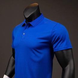 Men's Casual Shirts Summer Classic Polo Shirt Men Quick Dry Short Sleeve Tee Shirt Breathable Camisa Masculina Polo Hombre Jerseys Golftennis S-4XL 231021
