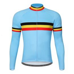 Cycling Jackets Team Jersey Long sleeve Man Bicycles Thin Downhill Mtb Bicycle Winter Clothing 231020