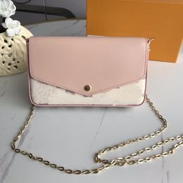 handbag women one-shoulder messenger bag Luxurys Three-piece Combination Bags Wallet Fashion Metal Chain Clutch Coin Purses