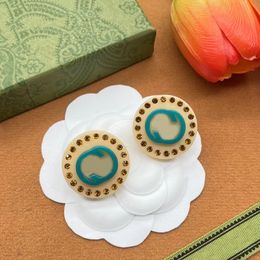 Simple and exquisite resin stud earrings fashion luxury designer earrings for women Europe and the United States simple fashion Jewellery